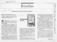 Me contó la gente de la tierra  [artículo] Pedro Mege.