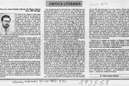 Oír su voz  [artículo] Carlos Jorquera Alvarez.