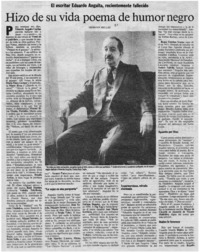 Hizo de su vida poema de humor negro