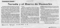 Neruda y el huevo de Damocles  [artículo] Juan Antonio Massone.