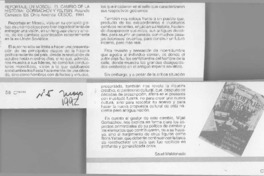 Reportaje en Moscú, el cambio de la historia, Gorbachov y Yeltzin  [artículo] Saud Maldonado.