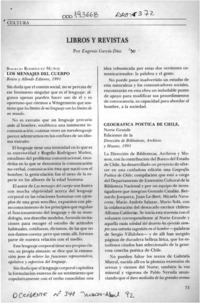 Libros y revistas  [artículo] Eugenio García Díaz.