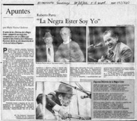 "La negra Ester soy yo"  [artículo] María Teresa Cárdenas.