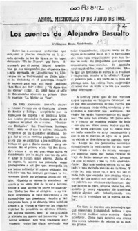 Los cuentos de Alejandra Basualto  [artículo] Wellington Rojas Valdebenito.