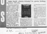 Fuerzas armadas? no, gracias  [artículo] David Fuentealba L.