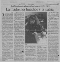 La madre, los huachos y la patria  [artículo] C. R.