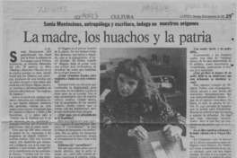 La madre, los huachos y la patria  [artículo] C. R.