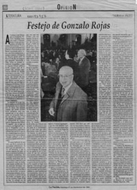 Festejo de Gonzalo Rojas