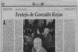 Festejo de Gonzalo Rojas