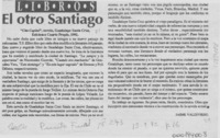 El otro Santiago  [artículo] Jaime Valdivieso.