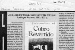 Cobro revertido  [artículo] David Fuentealba L.