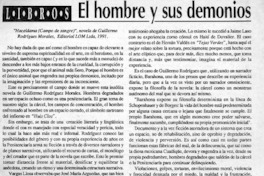 El hombre y sus demonios  [artículo] Jaime Valdivieso.