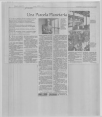 Una parcela planetaria