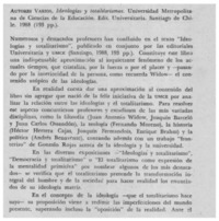 Ideologías y totalitarismos