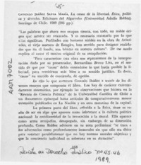 La causa de libertad, etica, política y derecho  [artículo] Cristián Garay.