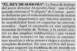 El rey de Sodoma