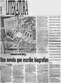 Una novela que escribe biografías