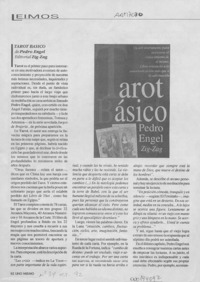 Tarot básico  [artículo] Carmen Imperatore.