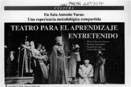 Teatro para el aprendizaje entretenido  [artículo].