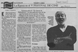 Nelson Villagra, amante de la complicidad