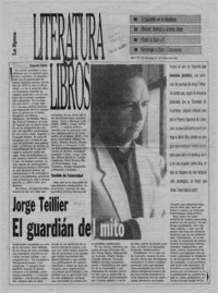 Jorge Teillier, el guardián del mito  [artículo] Eduardo Llanos.