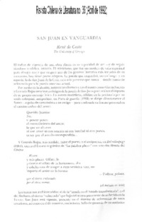 San Juan en la vanguardia