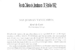 San Juan en la vanguardia