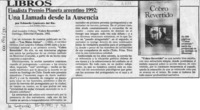 Una llamada desde la ausencia  [artículo] Eduardo Guerrero del Río.