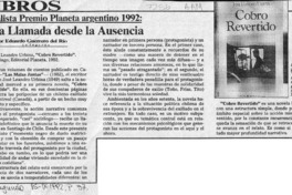 Una llamada desde la ausencia  [artículo] Eduardo Guerrero del Río.