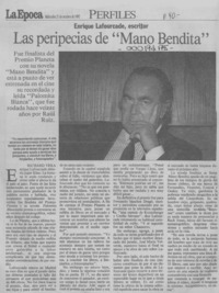 Las peripecias de "Mano bendita"  [artículo] Richard Vera.