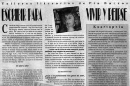 Escribir para vivir y reirse