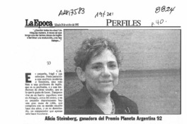 Ajena a la bohemia y la taquilla  [artículo] C. R.