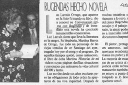 Rugendas hecho novela  [artículo].