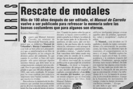Rescate de modales