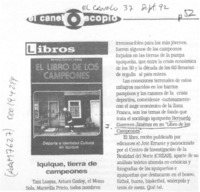 Iquique, tierra de campeones