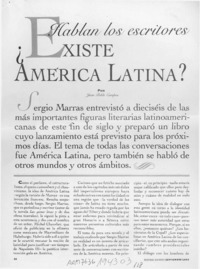 Existe América Latina?  [artículo] Juan Pablo Campos.