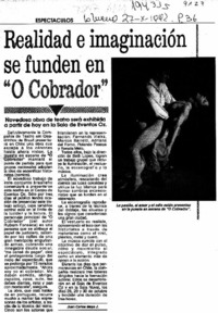 Realidad e imaginación se funden en "O Cobrador"  [artículo] Juan Carlos Maya J.