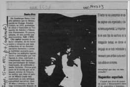 Audacia narrativa  [artículo] Ramiro Rivas.