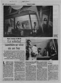 La Soledad también se vive en un bar  [artículo].
