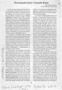 Desocupado lector, Gonzalo Rojas