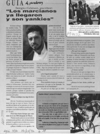 "Los marcianos ya llegaron y son yankies"  [artículo] Marcela Espíldora.