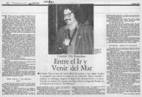 Entre el ir y venir del mar