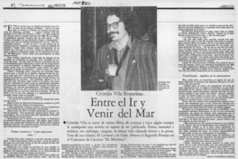 Entre el ir y venir del mar