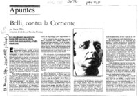 Belli, contra la corriente  [artículo] Oscar Hahn.