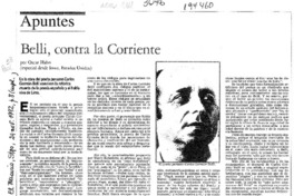 Belli, contra la corriente  [artículo] Oscar Hahn.