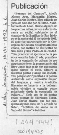 Publicación  [artículo].