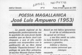 Poesía magallánica José Luis Ampuero (1953)  [artículo].
