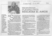 Poemas para rescatar el amor  [artículo].