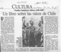 Un Libro sobre las raices de Chile  [artículo].