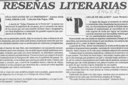 Reseñas literarias  [artículo] Boris Pontigo.